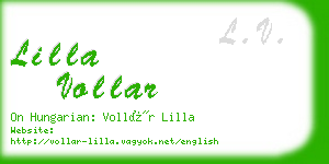 lilla vollar business card